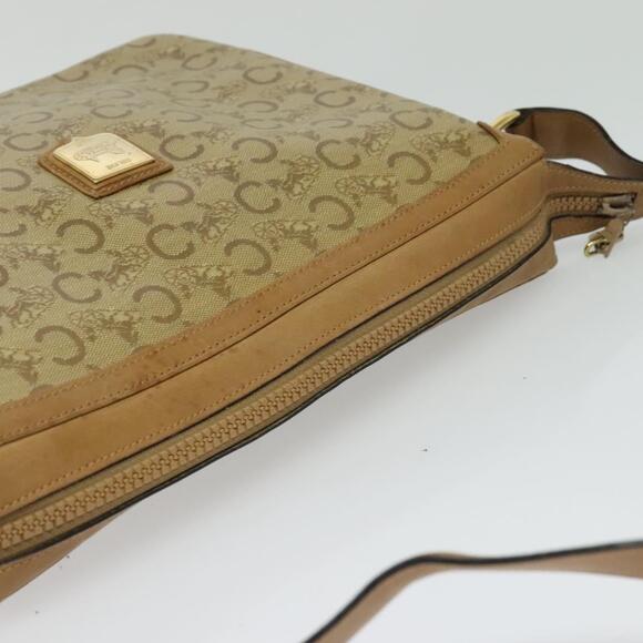 CELINE C Sulky Shoulder Bag Pvc Beige Gold - Picture 6 of 12